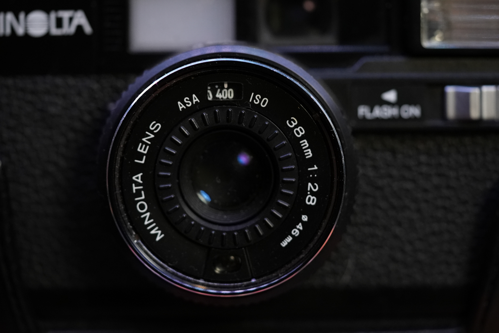 Vintage Minolta rangefinder lens
